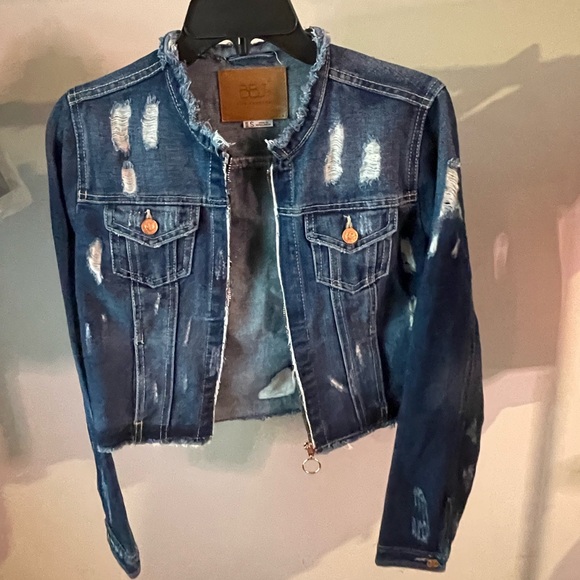 BBj Los Angeles Jackets & Blazers - #162 BBJ Los Angeles Blue Jean Jacket Size S